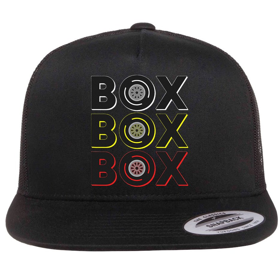 Formula Racing Car Radio Call Classic Fit Flat Bill Trucker Hat
