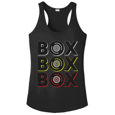 Formula Racing Car Radio Call Classic Fit Ladies PosiCharge Competitor Racerback Tank