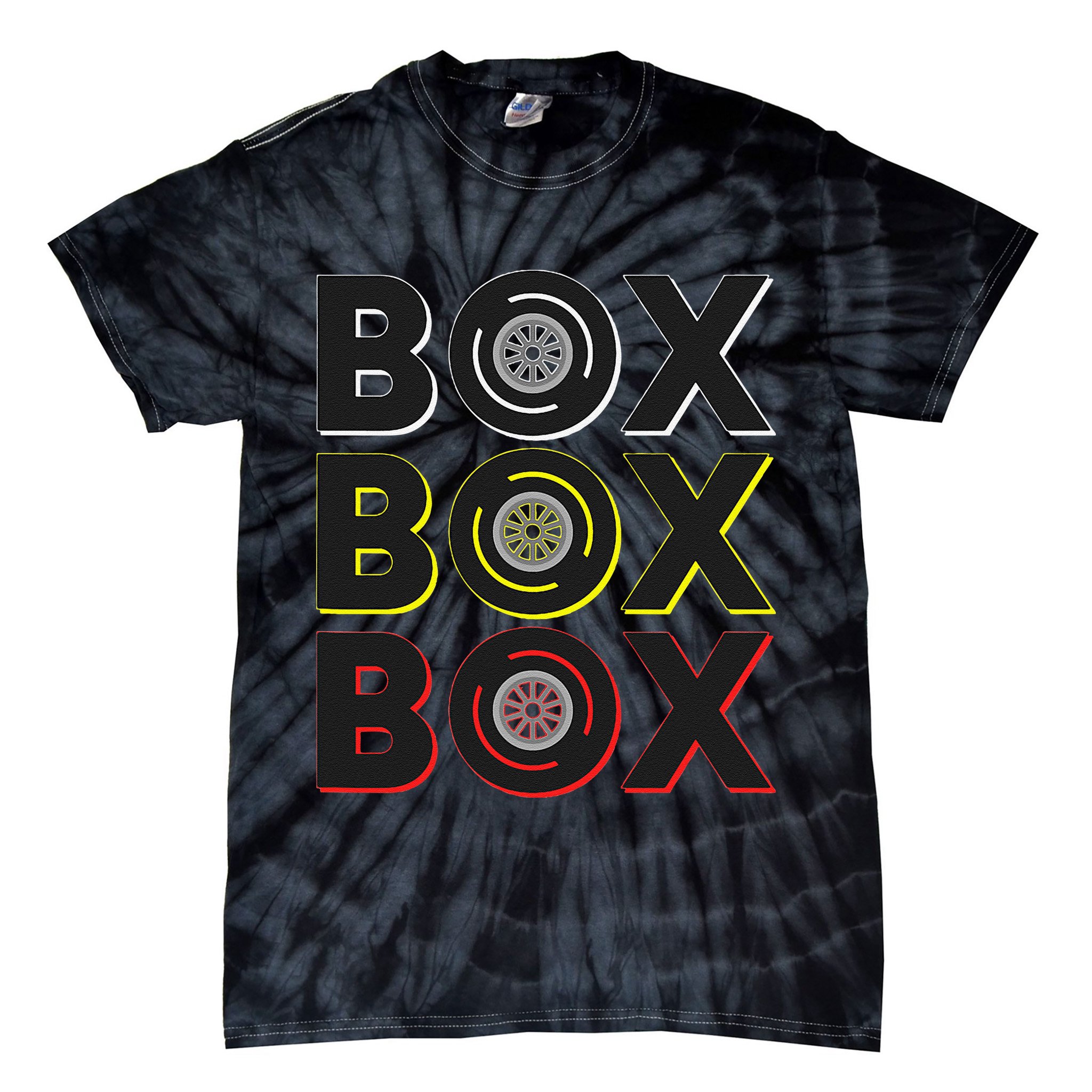 Formula Racing Car Radio Call Classic Fit Tie-Dye T-Shirt