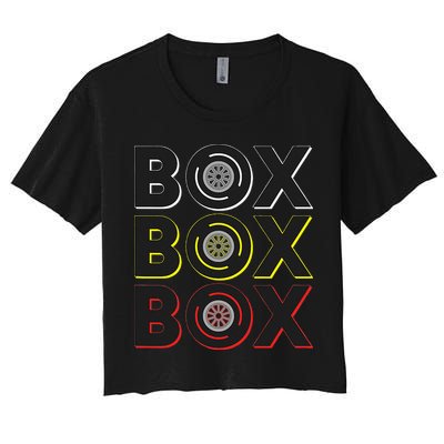 Formula Racing Car Radio Call Classic Fit Crop Top