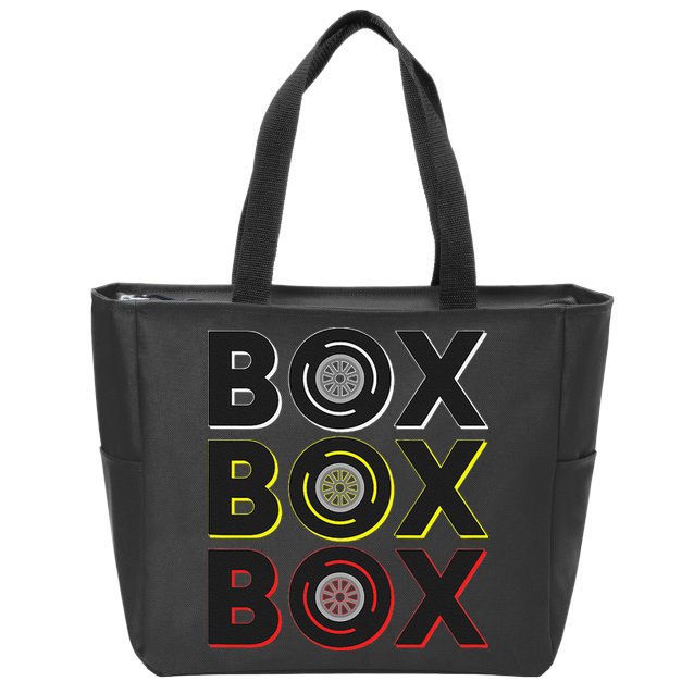 Formula Racing Car Radio Call Classic Fit Zip Tote Bag