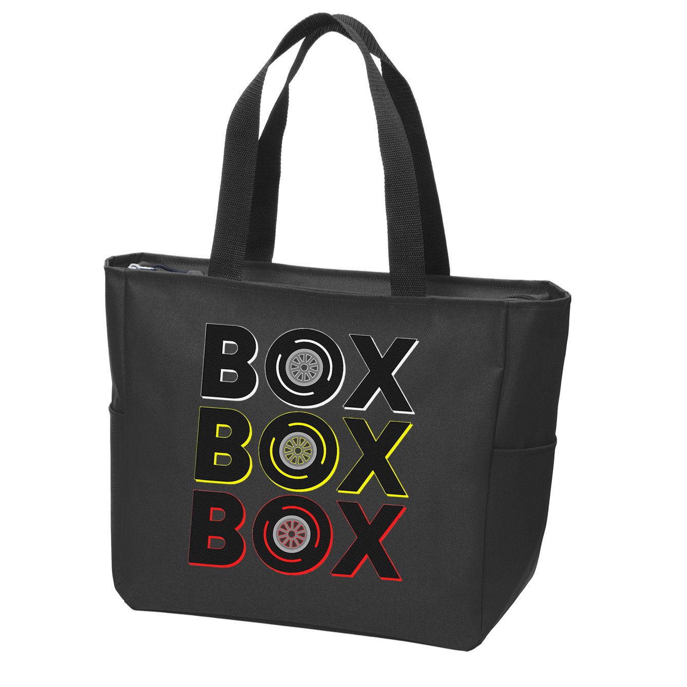 Formula Racing Car Radio Call Classic Fit Zip Tote Bag