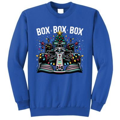 Formula Racing Car Box Box Box Radio Call Fun Christmas Tree  Sweatshirt