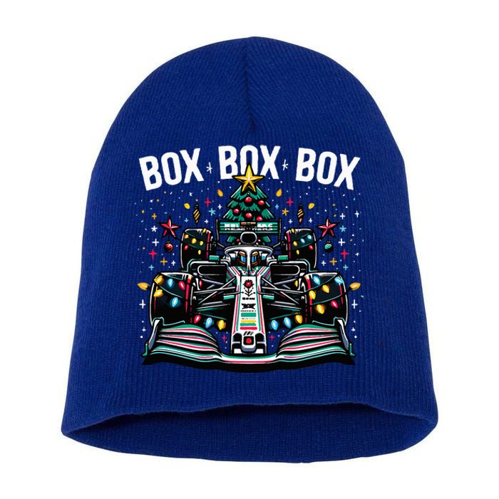 Formula Racing Car Box Box Box Radio Call Fun Christmas Tree  Short Acrylic Beanie