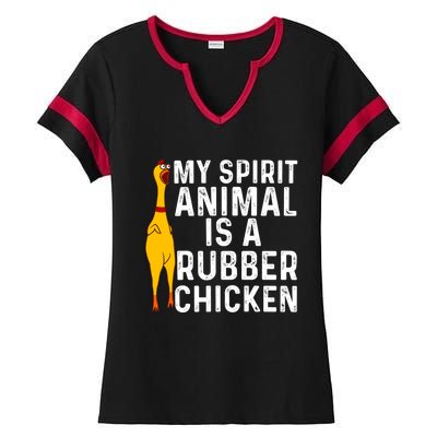 Funny Rubber Chicken Gift Men Women Rubber Chicken Costume Gift Ladies Halftime Notch Neck Tee