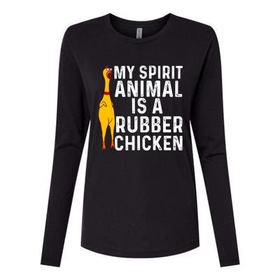 Funny Rubber Chicken Gift Men Women Rubber Chicken Costume Gift Womens Cotton Relaxed Long Sleeve T-Shirt