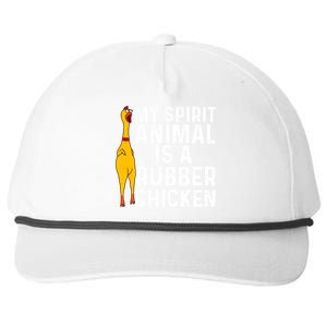 Funny Rubber Chicken Gift Men Women Rubber Chicken Costume Gift Snapback Five-Panel Rope Hat