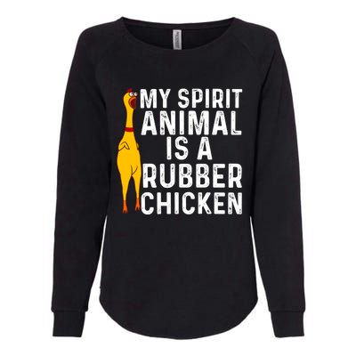 Funny Rubber Chicken Gift Men Women Rubber Chicken Costume Gift Womens California Wash Sweatshirt