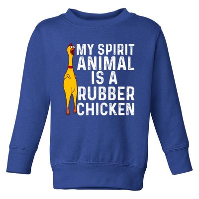 Funny Rubber Chicken Gift Men Women Rubber Chicken Costume Gift Toddler Sweatshirt