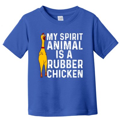 Funny Rubber Chicken Gift Men Women Rubber Chicken Costume Gift Toddler T-Shirt