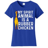 Funny Rubber Chicken Gift Men Women Rubber Chicken Costume Gift Women's T-Shirt