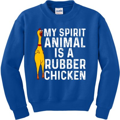 Funny Rubber Chicken Gift Men Women Rubber Chicken Costume Gift Kids Sweatshirt