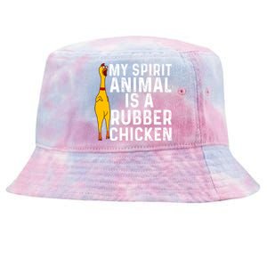 Funny Rubber Chicken Gift Men Women Rubber Chicken Costume Gift Tie-Dyed Bucket Hat