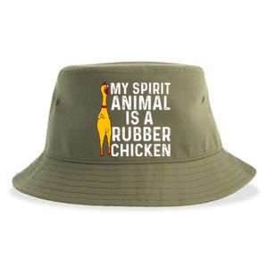 Funny Rubber Chicken Gift Men Women Rubber Chicken Costume Gift Sustainable Bucket Hat