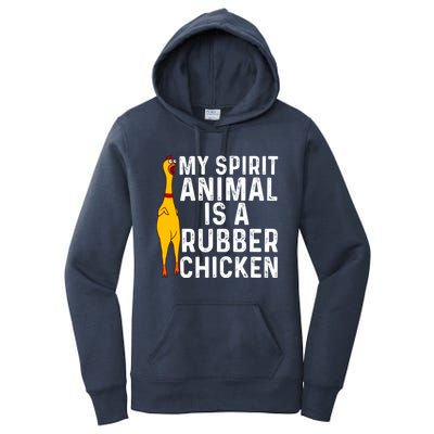 Funny Rubber Chicken Gift Men Women Rubber Chicken Costume Gift Women's Pullover Hoodie