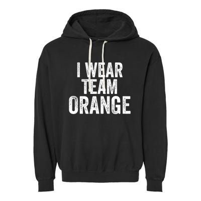 Formula Racing Car I Wear Team Orange F1 Formula One Racing Car Garment-Dyed Fleece Hoodie