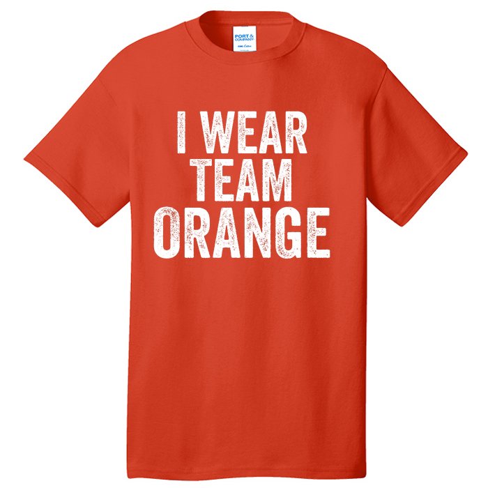 Formula Racing Car I Wear Team Orange F1 Formula One Racing Car Tall T-Shirt