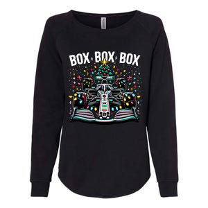 Formula Racing Car Box Box Radio Call Fun Christmas Tree Funny Gift Womens California Wash Sweatshirt