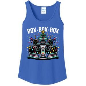 Formula Racing Car Box Box Radio Call Fun Christmas Tree Funny Gift Ladies Essential Tank