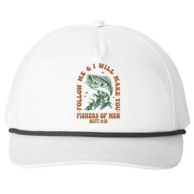 Fishers Retro Christian Bible Christian Dad Snapback Five-Panel Rope Hat