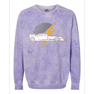 Formula Racing Car Lover Gift Design Idea Gift Colorblast Crewneck Sweatshirt