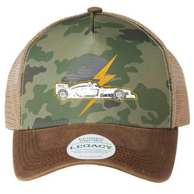 Formula Racing Car Lover Gift Design Idea Gift Legacy Tie Dye Trucker Hat