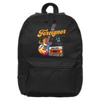 F.O.R.E.I.G.N.E.R Retro Cassette 90s Rock Music Old Fashion 16 in Basic Backpack