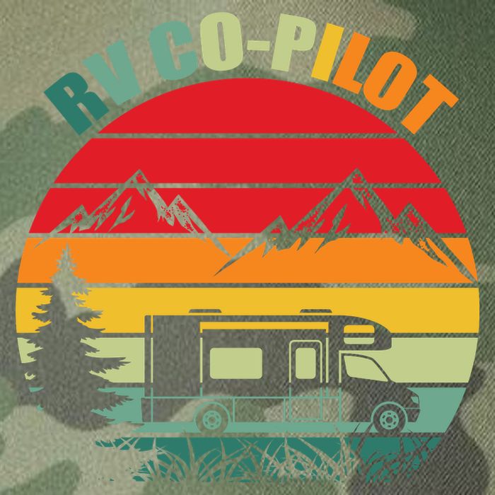 Funny RV CoPilot Adventure Awaits RV Camping Legacy Tie Dye Trucker Hat
