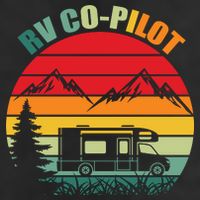 Funny RV CoPilot Adventure Awaits RV Camping Garment-Dyed Fleece Hoodie