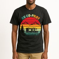 Funny RV CoPilot Adventure Awaits RV Camping Tall T-Shirt