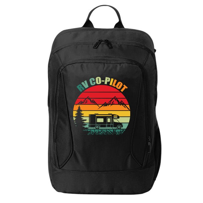 Funny RV CoPilot Adventure Awaits RV Camping City Backpack