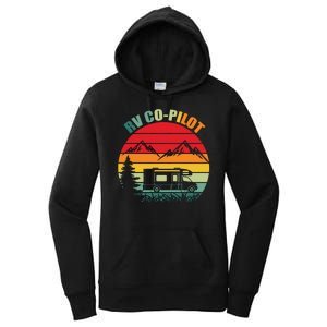 Funny RV CoPilot Adventure Awaits RV Camping Women's Pullover Hoodie