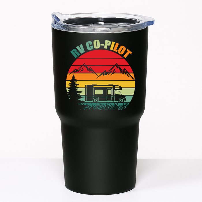 Funny RV CoPilot Adventure Awaits RV Camping Tumbler