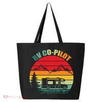 Funny RV CoPilot Adventure Awaits RV Camping 25L Jumbo Tote