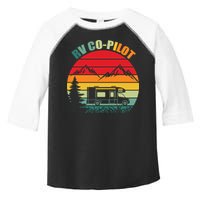 Funny RV CoPilot Adventure Awaits RV Camping Toddler Fine Jersey T-Shirt