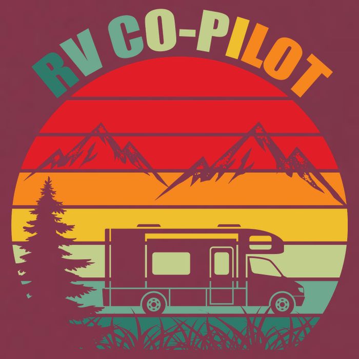 Funny RV CoPilot Adventure Awaits RV Camping 16oz Travel Tumbler