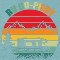 Funny RV CoPilot Adventure Awaits RV Camping Sueded Cloud Jersey T-Shirt