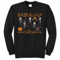 Funny Radiology Crew Dancing Skeleton Pumpkin Halloween Sweatshirt