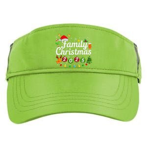 Family Reunion Christmas 2025 Holiday Xmas Pajamas Matching Adult Drive Performance Visor