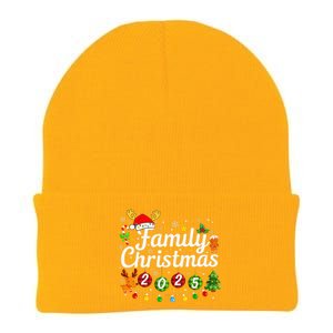 Family Reunion Christmas 2025 Holiday Xmas Pajamas Matching Knit Cap Winter Beanie