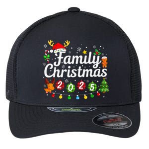 Family Reunion Christmas 2025 Holiday Xmas Pajamas Matching Flexfit Unipanel Trucker Cap