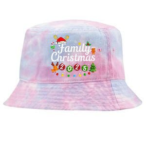 Family Reunion Christmas 2025 Holiday Xmas Pajamas Matching Tie-Dyed Bucket Hat