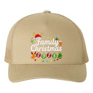 Family Reunion Christmas 2025 Holiday Xmas Pajamas Matching Yupoong Adult 5-Panel Trucker Hat