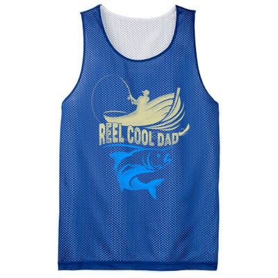 Fishing Reel Cool Dad Father’s Day For Fisher Funny Gift Mesh Reversible Basketball Jersey Tank