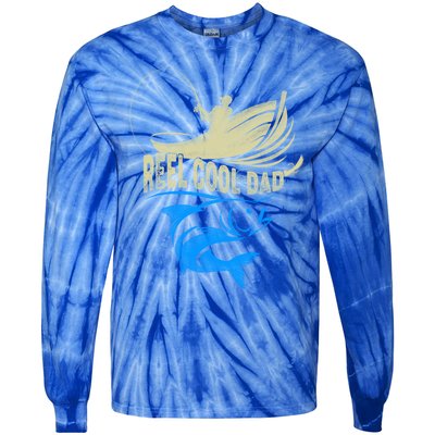 Fishing Reel Cool Dad Father’s Day For Fisher Funny Gift Tie-Dye Long Sleeve Shirt