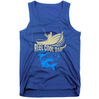 Fishing Reel Cool Dad Father’s Day For Fisher Funny Gift Tank Top