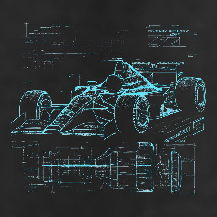 Formula Racing Car Silhouette Mechanic Car Guys 11oz C Handle Ceramic Mug