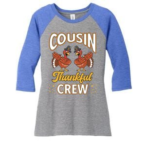 Family Reunion Cousins Adults Crew Thanksgiving Great Gift Women's Tri-Blend 3/4-Sleeve Raglan Shirt