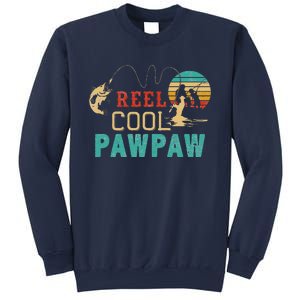 Fishing Reel Cool Pawpaw Father’s Day Gift Fisherman Pawpaw Sweatshirt