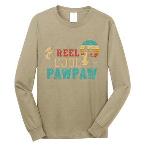 Fishing Reel Cool Pawpaw Father’s Day Gift Fisherman Pawpaw Long Sleeve Shirt